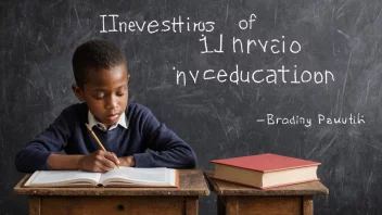 investing in education, poverty solution, statistics, empowerment, community